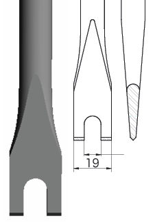 点焊切削鑿/Spot Weld Cutter (Buster)ψ8.5 YM48