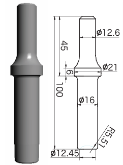 鉚釘鎚／Hammer Chisel  (1/4") YM705