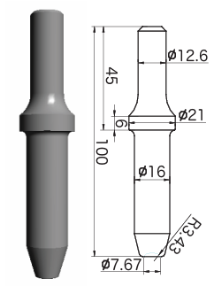 鉚釘鎚／Hammer Chisel  (5/32") YM703