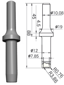 鉚釘鎚／ Hammer Chisel  (5/32") YM902