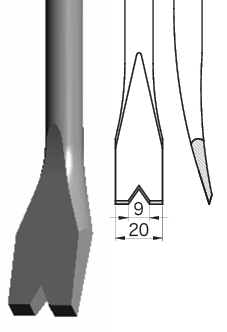 銑Ｖ灣型/Spot Bracket Bent YM23