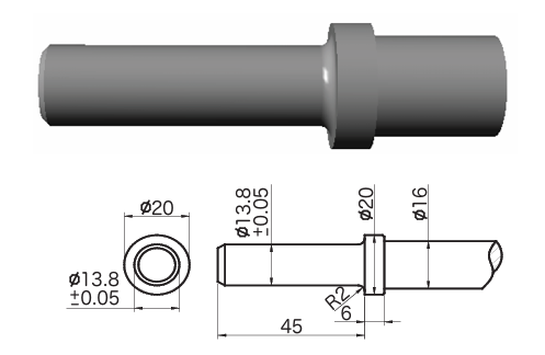 16mm圓型／Round 13.8mm