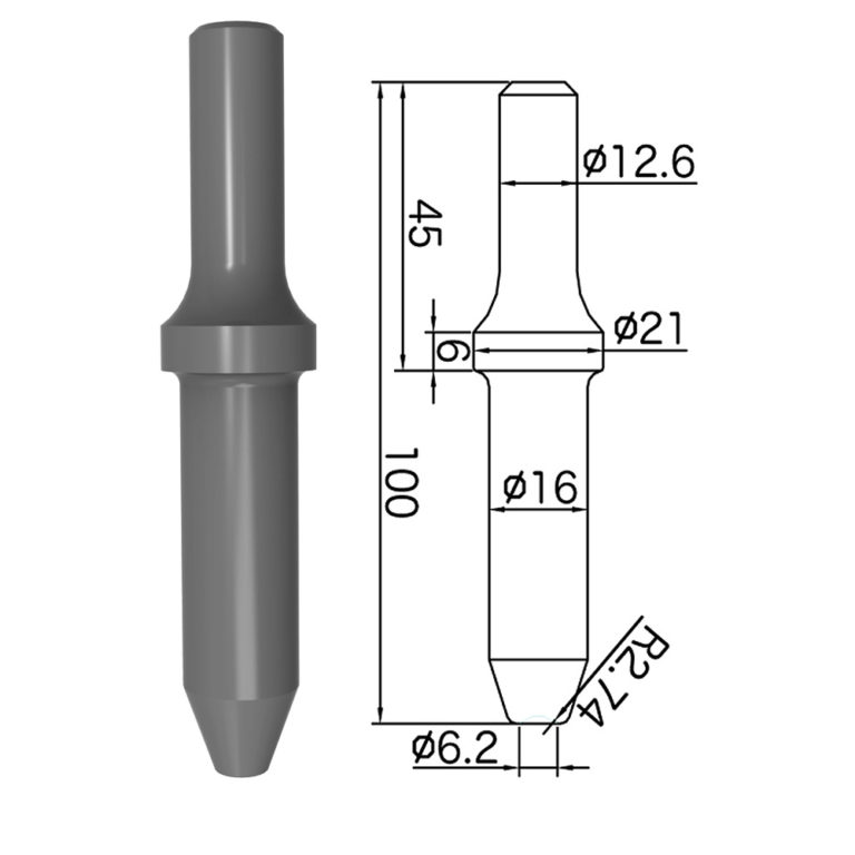 鉚釘鎚／Hammer Chisel (1/8″) YM702